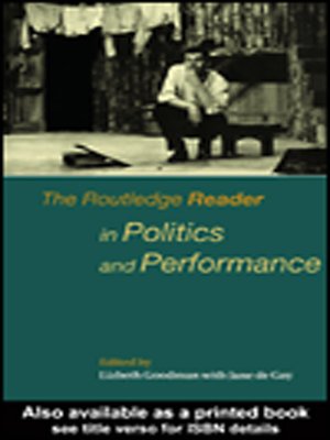 cover image of The Routledge Reader in Politics and Performance